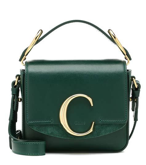 chloe c bag green